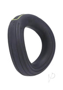 Fort Troff Rev Cock Throbber Large Black flexible vibrating cock ring showcasing its ergonomic design and dual engine features.