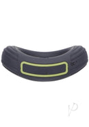 Fort Troff Rev Cock Throbber Large Black vibrating cock ring with ergonomic design and remote control.