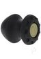 Black silicone grommet plug with removable stopper by Fort Troff.