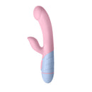 FemmeFunn FFIX Rabbit Dual Stimulation G-Spot Vibrator Light Pink with ergonomic design and customizable settings.