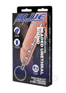 Blue Line Beaded Urethral Sound 4.5 Inch Stainless Steel packaging with beaded urethral stimulator.