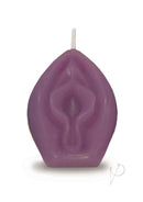 Eden's Candle Vanilla Scented Vagina Eggplant Purple novelty candle in rich eggplant purple color.