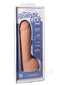 The Realistic Cock Hung 12" ULTRASKYN Dildo in packaging, showcasing its lifelike design and dual density features.