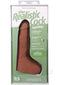 Realistic Cock Squirting 9.5-Inch ULTRASKYN Dildo in Caramel packaging featuring lifelike design and syringe for added stimulation.