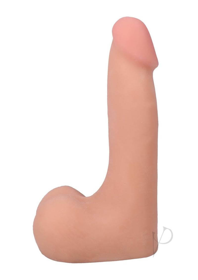 Realistic 7-inch ULTRASKYN dildo with balls, phthalate-free and body-safe, ideal for lifelike pleasure and stimulation.