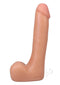 Realistic 9-inch vanilla dildo with balls, ULTRASKYN material, Vac-U-Lock compatible for versatile adult play.