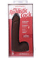 9-inch chocolate ULTRASKYN realistic dildo packaging by Doc Johnson featuring lifelike design and Vac-U-Lock compatibility.