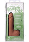 The Realistic Cock 7-Inch ULTRASKYN Dildo in packaging, featuring lifelike design and removable suction cup base.
