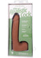 Realistic Cock 9-Inch ULTRASKYN dildo in packaging, featuring dual density design and phthalate-free materials.