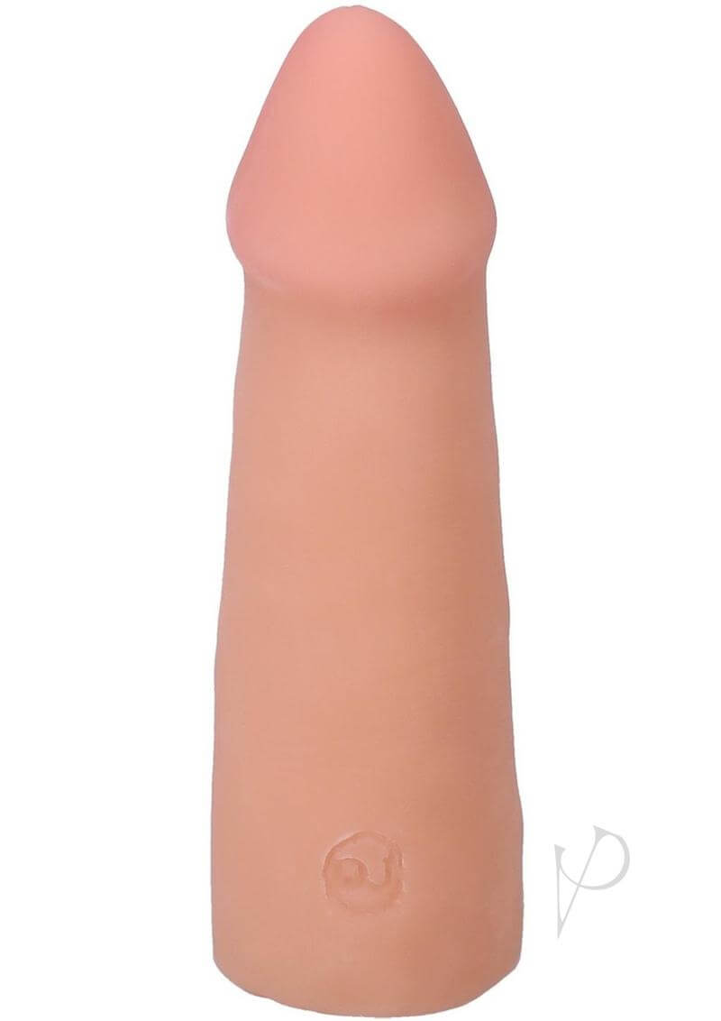 Realistic 5" ULTRASKYN dildo in vanilla, featuring lifelike texture and design for enhanced pleasure.