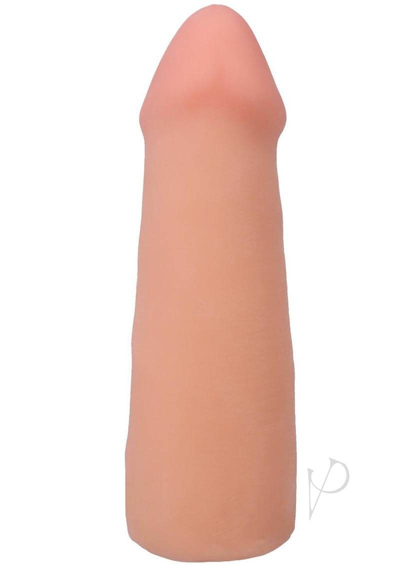 Realistic 5" ULTRASKYN Vac-U-Lock dildo in vanilla with lifelike texture and dual density design.