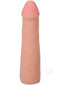 Realistic 7-inch ULTRASKYN dildo in vanilla with textured design and suction cup, ideal for lifelike pleasure.