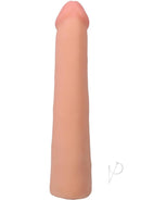 Realistic 9-inch vanilla dildo with lifelike detailing and smooth finish, designed for comfort and pleasure.