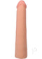 Realistic 9-inch vanilla dildo with lifelike detailing and smooth finish, designed for comfort and pleasure.