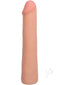 Realistic 9-inch ULTRASKYN dildo in vanilla, phthalate-free, lifelike feel, with strong suction cup base.