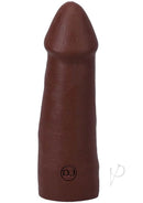 Realistic 5-Inch ULTRASKYN Vac-U-Lock Dildo in Chocolate with detailed texture and lifelike design.
