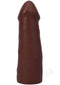 Realistic 5-inch chocolate dildo with textured detailing and lifelike design for enhanced pleasure.