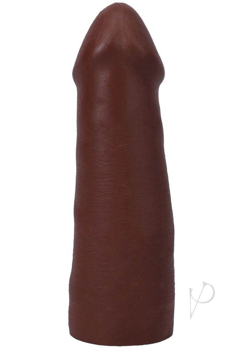 Realistic 5-inch chocolate dildo with textured detailing and lifelike design for enhanced pleasure.