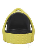 Rock Solid EZ Top Medium - Leak-Proof One-Handed Nightstand Cap in Yellow and Black.