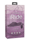 iRide Pleasure Seat Throb rechargeable pleasure seat in Dusty Purple packaging with wireless remote control.
