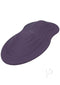 iRide Pleasure Seat Throb Dusty Purple with control buttons, featuring a sleek, ergonomic design made from silicone.
