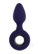 Evolved My Precious Rechargeable Silicone Anal Plug Purple, beginner-friendly with tapered tip and ringed handle.