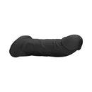Realrock Realistic 9 Inch Penis Sleeve Extender Sling Black shown in detail, featuring lifelike textures and design.