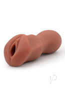 Zolo Stroke Off Thai Pussy Stroker Caramel designed for realistic solo play with textured details.
