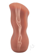 Zolo Stroke Off Thai Pussy Stroker Caramel offering a lifelike sensation with realistic textures for solo play.