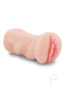 Zolo Stroke Off Asian Pussy Stroker Vanilla with realistic design for lifelike pleasure and immersive experience.