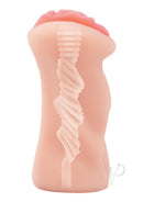 Zolo Stroke Off Asian Pussy Stroker Vanilla realistic design for lifelike pleasure during solo sessions.