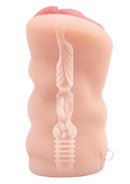 Zolo Stroke Off Porno Pussy Stroker Vanilla showcasing realistic design and warm vanilla shade for thrilling solo sessions.
