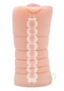 Zolo Stroke Off Vibrating Pussy Stroker Vanilla realistic texture designed for intense solo sessions.
