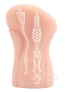 Zolo Stroke Off MILF Pussy Stroker Vanilla with detailed lifelike texture for intense sensations.
