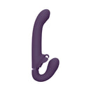 Vive Satu Triple Motor Vibrating Strapless Strap-on Purple for intense pleasure and dual stimulation.