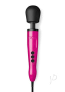 Doxy Die Cast Hot Pink wand massager with solid titanium-aluminium body for ultimate relaxation and pleasure