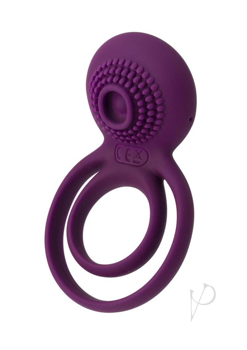 Svakom Tammy purple double-ring vibrator for couples with dual stimulation design and powerful motor