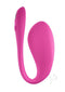 We-Vibe Jive 2 Pink app and remote-controlled G-spot vibrator with 10 intensity levels, ergonomic design, and smooth hinge.