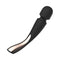 LELO SMART WAND 2 Medium Rechargeable Wand Vibrator Black, ergonomic design, luxurious relaxation and pleasure.