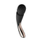 LELO SMART WAND 2 Medium Rechargeable Wand Vibrator Black for relaxation and pleasure.