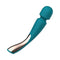 LELO SMART WAND 2 Medium Rechargeable Wand Vibrator Ocean Blue, a sleek and ergonomic massager for relaxation and pleasure.