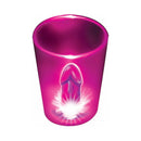 Hott Products Light Up Cock Shot Glasses Magenta glowing novelty shot glass in bold magenta color.