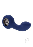 Zero Tolerance Reach Silicone Prostate Stimulator Blue for P-spot stimulation and comfortable exploration.