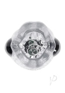 Zero Tolerance Thrill Ride Rechargeable Masturbator Black top view showing the textured internal channel.