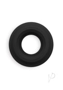 Renegade Fireman Ring Silicone Cock Ring Large Black - soft silicone ring for enhanced performance and climax