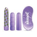 Stoner Vibes Stash Kit Bonga Bunga Vibrator Set with multi-speed vibrator and pleasure sleeves.