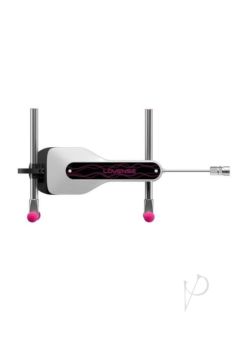 Lovense Mini Sex Machine with dual thrusting arms and Bluetooth remote control for interactive pleasure