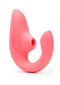 Womanizer Blend Vibrant Rose dual stimulation rabbit vibrator with Pleasure Air technology for blended orgasms.
