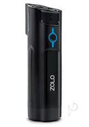 Zolo BJ Blaster Rechargeable Mouth Masturbator Black, compact handheld stroker with dynamic thrusting.