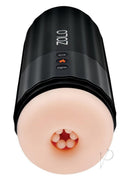 Zolo Jerkmaster Rechargeable Ass Masturbator Black with adjustable suction and warming functions.